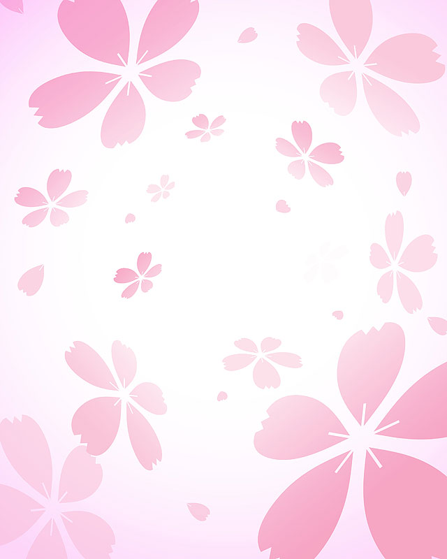 桜さくらの背景素材 ピンクのイメージイラスト画像