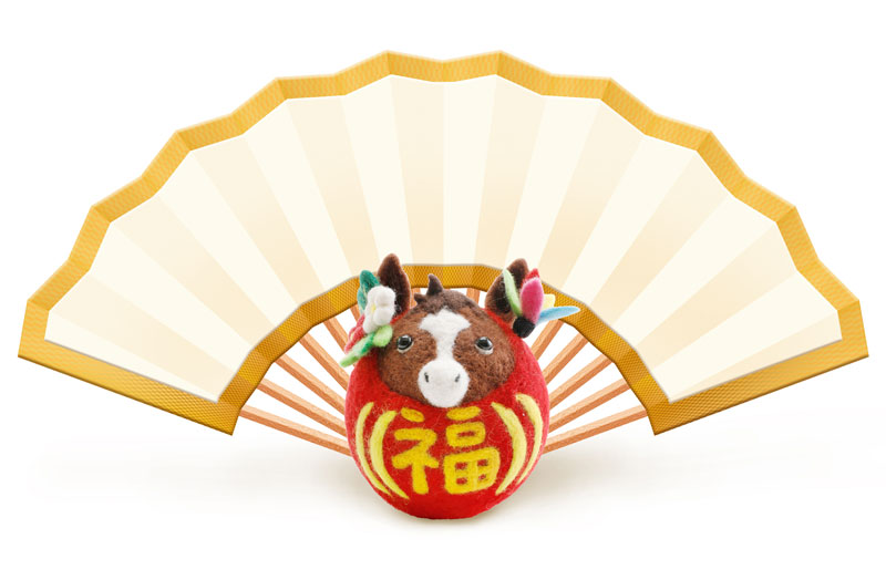 "2026年（令和8年）午年干支イラスト・